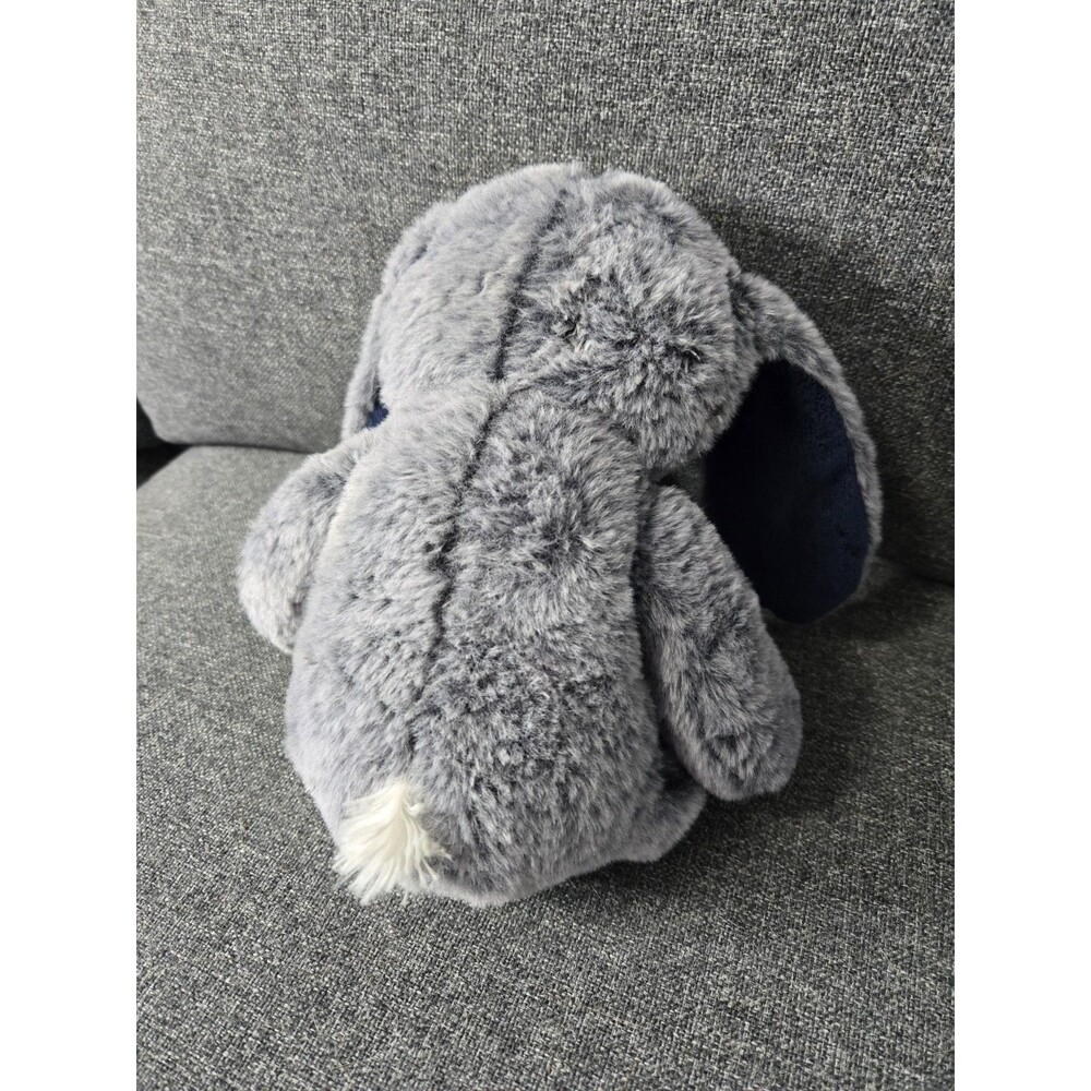 KAISIYANG INTERNATIONAL Bunny Rabbit Plush Blue Bow Floppy Ears soft toy - Picture 4 of 5